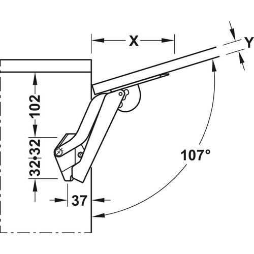 4640-001-free-space-single-door-flap-fitting-white